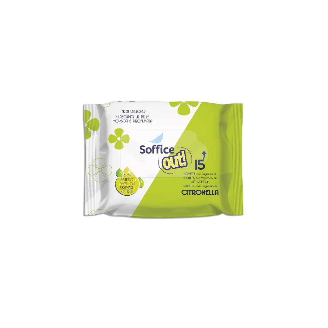 SALVIETTE ALLA CITRONELLA - 15 PZ