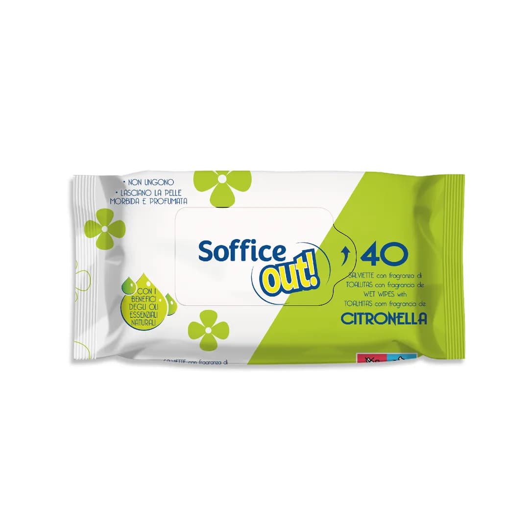 SALVIETTE ALLA CITRONELLA - 40 PZ