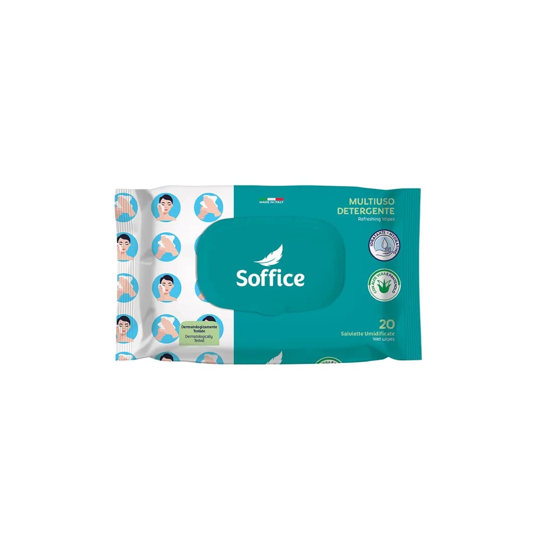 SALVIETTE MULTIUSO DETERGENTE - 20 PZ