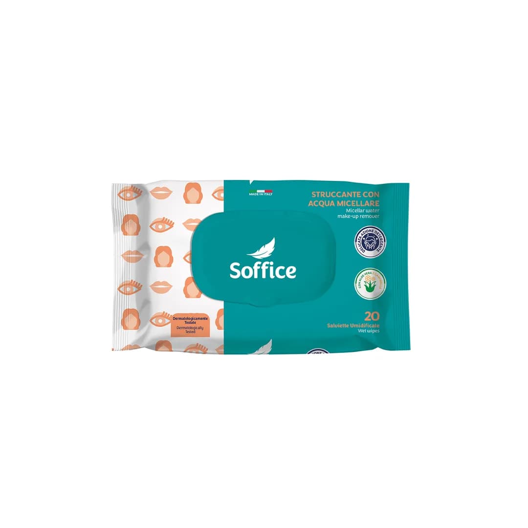 SALVIETTE STRUCCANTI ACQUA MICELLARE - 20 PZ