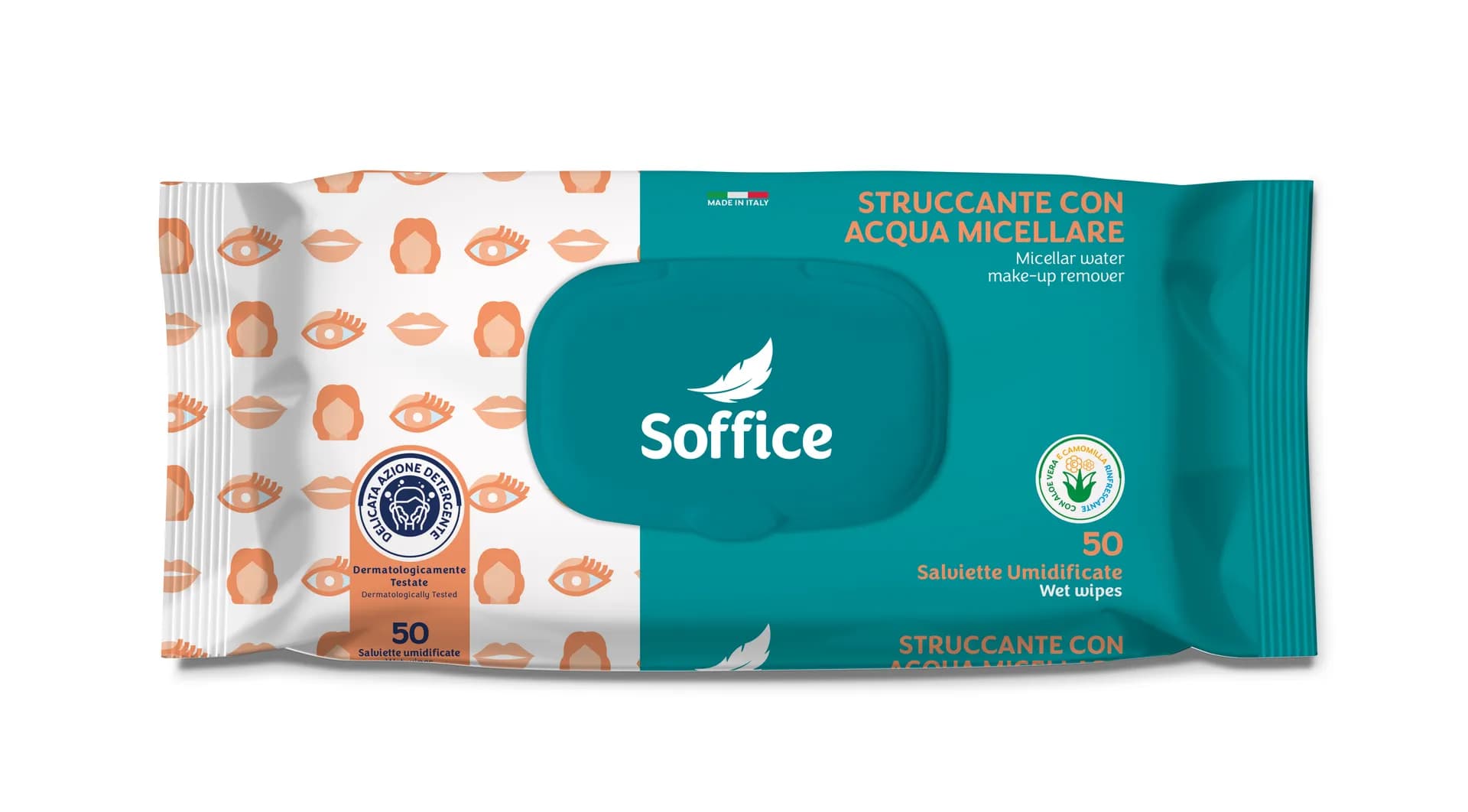 SALVIETTE STRUCCANTI ACQUA MICELLARE - 50 PZ